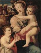 unknow artist The Madonna and child with the infant saint john the baptist Germany oil painting artist